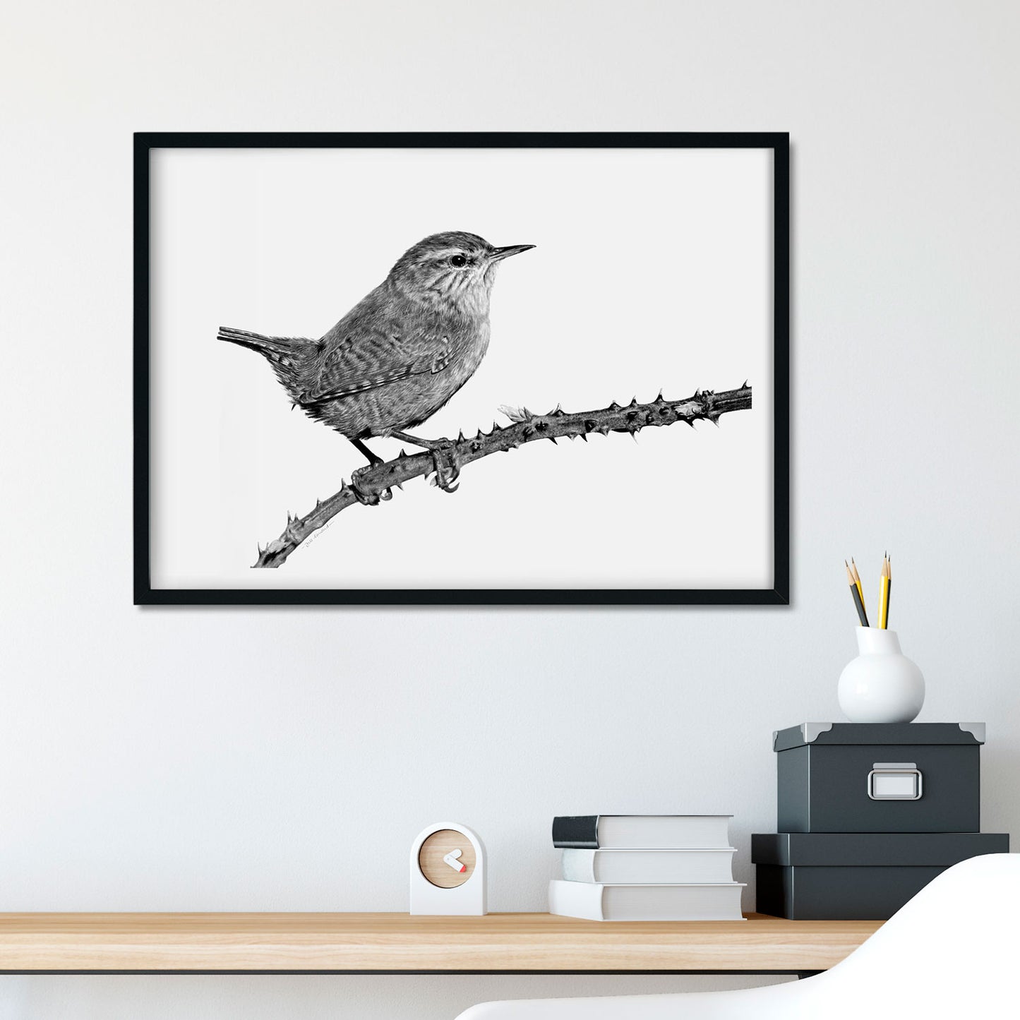 Wren Prints Framed - The Thriving Wild