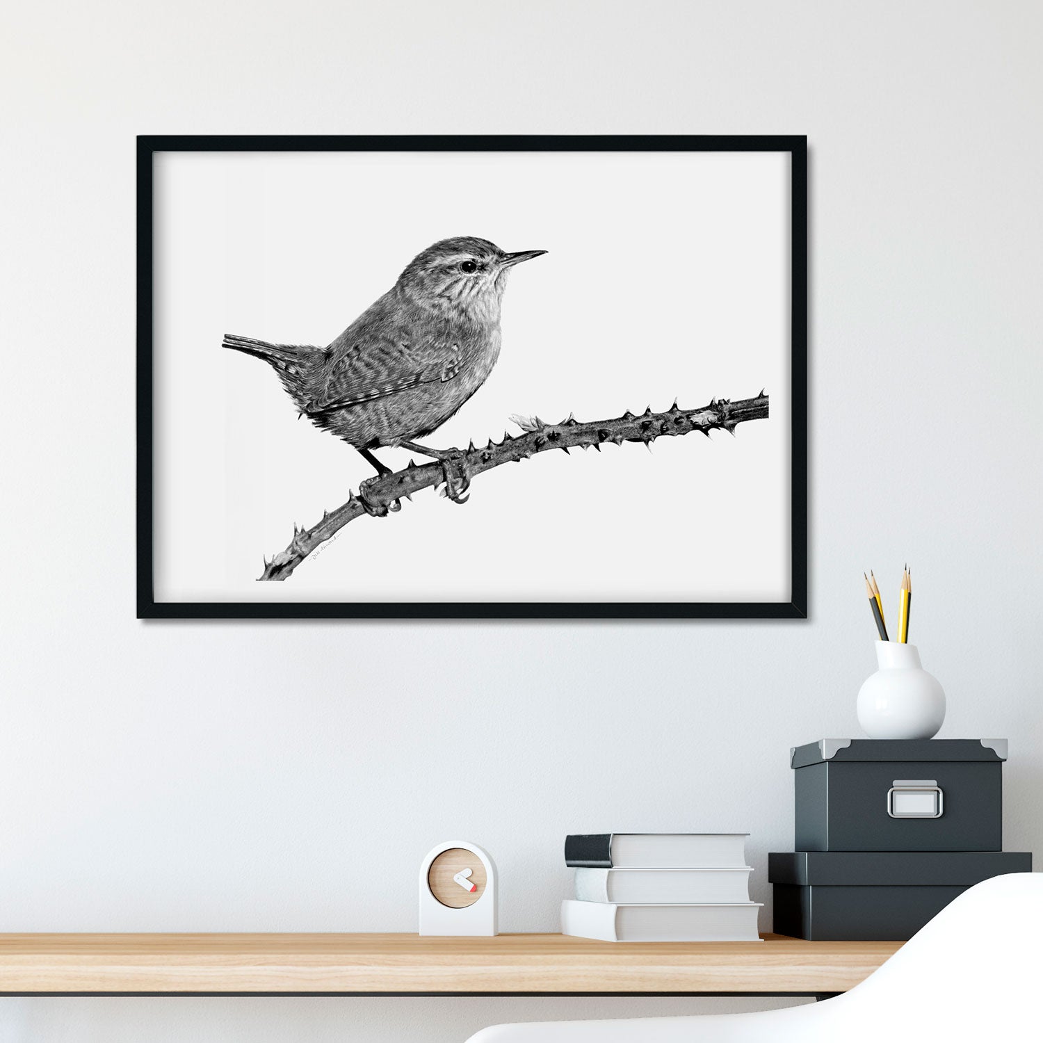 Wren Prints Framed - The Thriving Wild