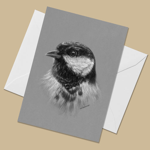 Great Tit Greeting Card (Parus Major)