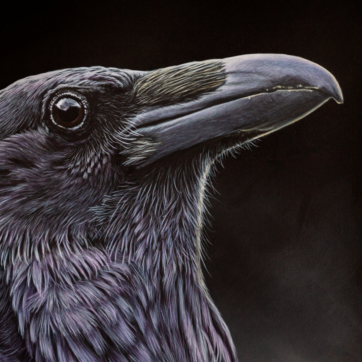 Raven painting close-up 1