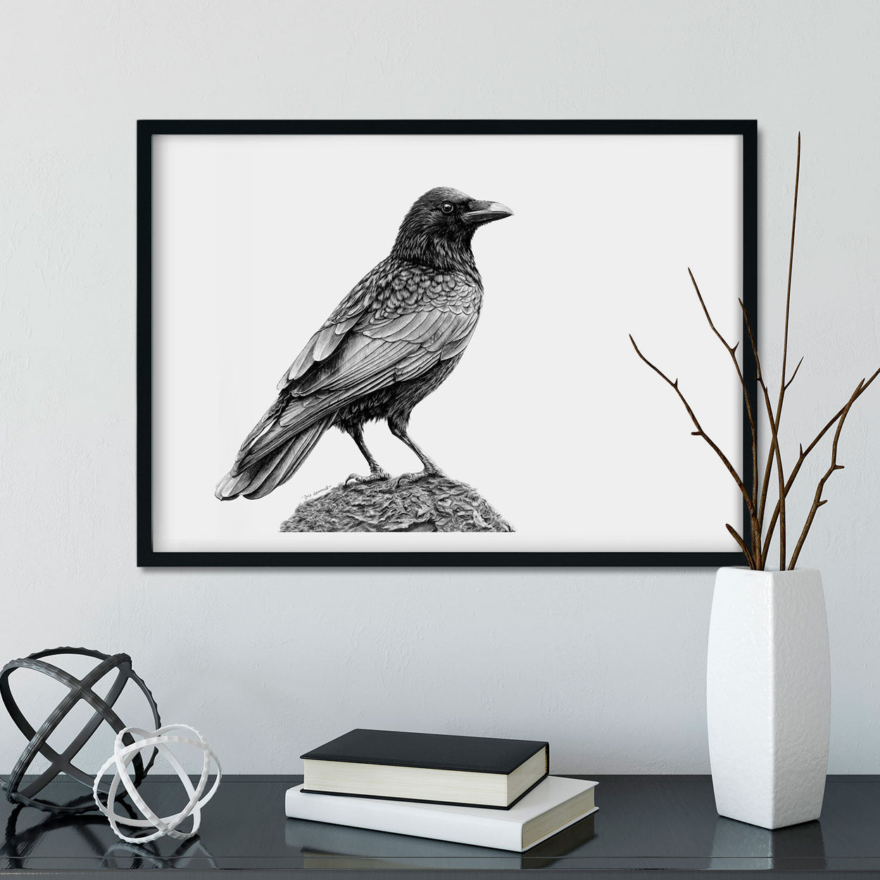 Balthazar the Crow Art Prints