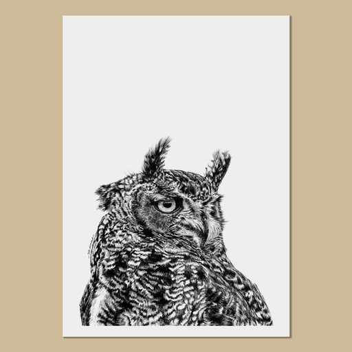 Eagle Owl Art Prints - The Thriving Wild