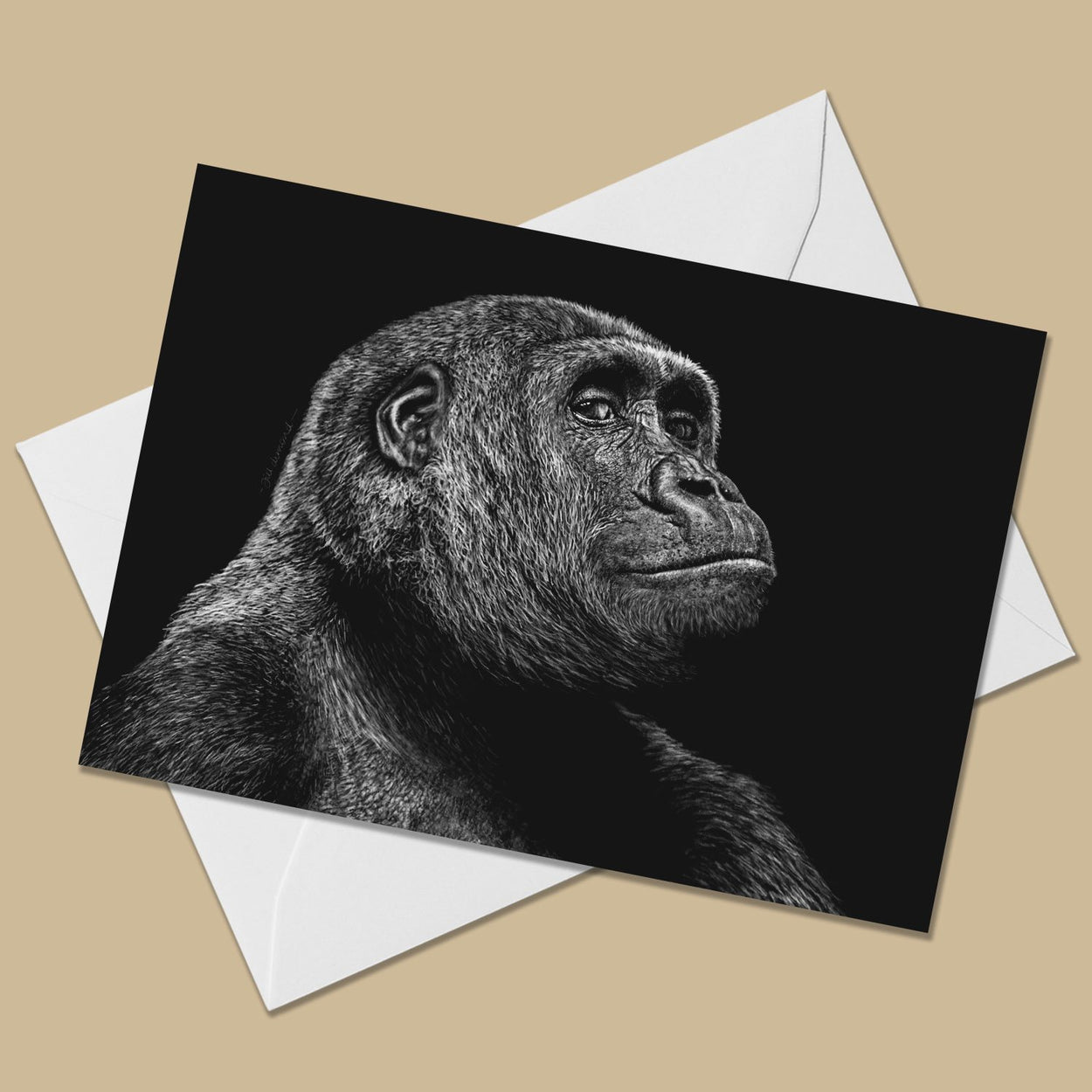 Gorilla Greeting Card - The Thriving Wild