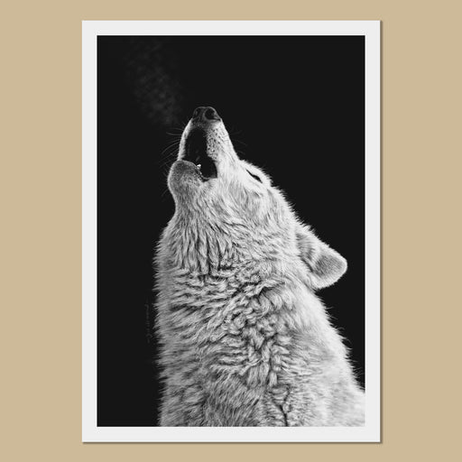 Howling Wolf Art Prints - The Thriving Wild