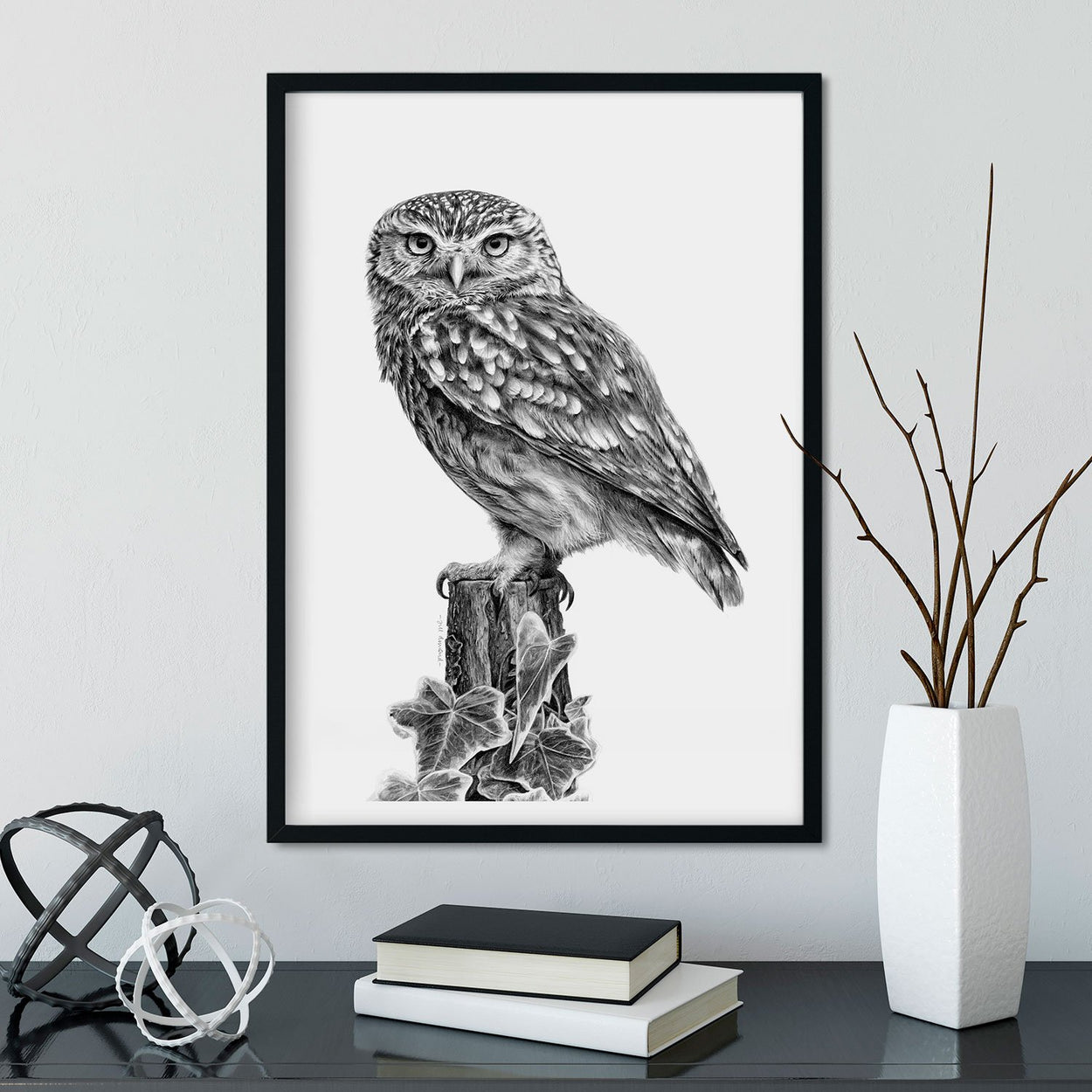 Little Owl Wall Art Frame - The Thriving Wild