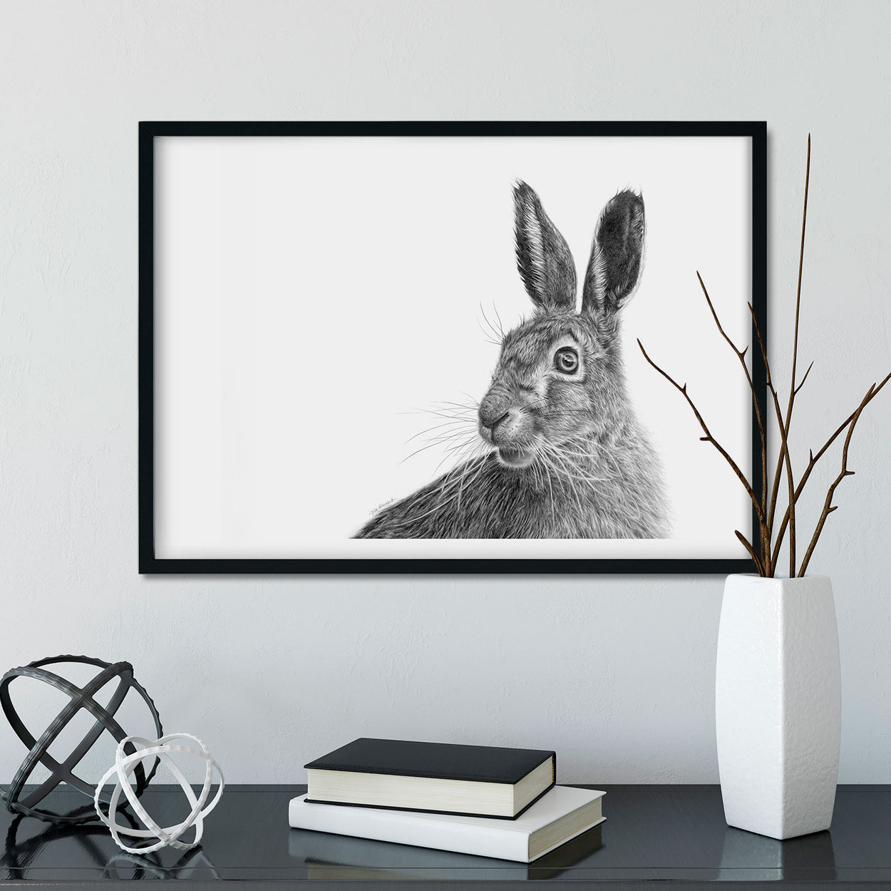 March Hare Framed Wall Art - The Thriving Wild