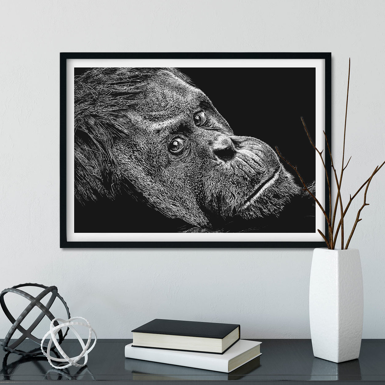 Orangutan Prints Frame - The Thriving Wild