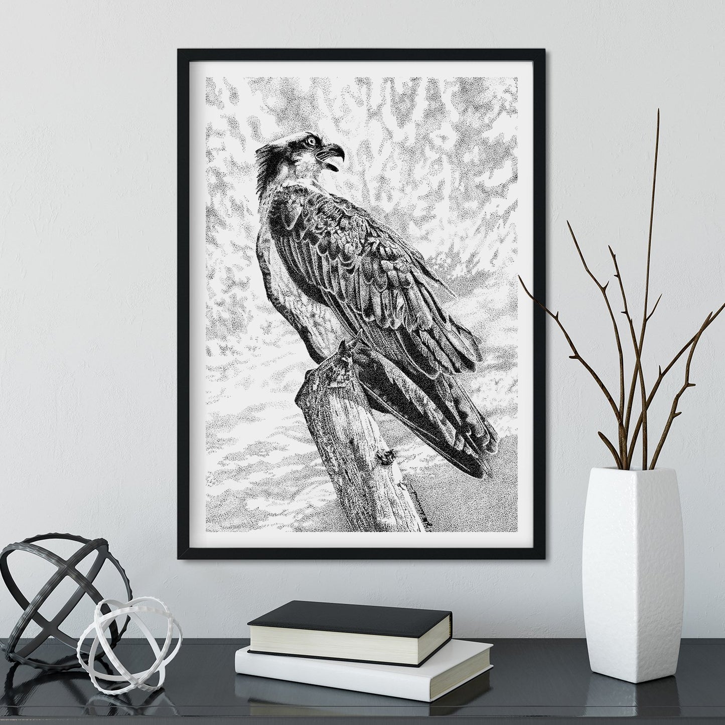 Osprey Wall Art Framed - The Thriving Wild
