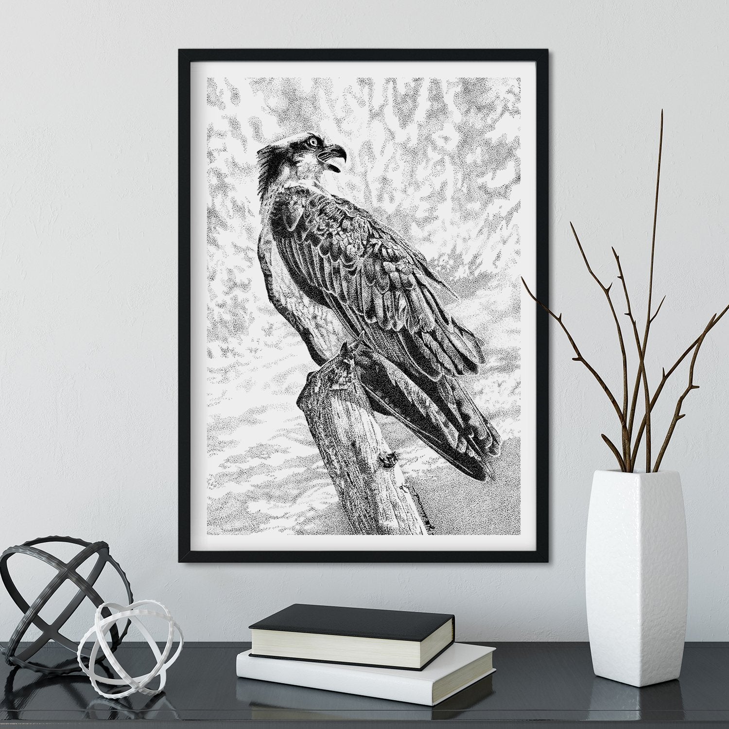 Osprey Wall Art Framed - The Thriving Wild