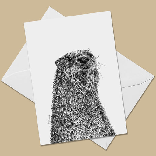 Otter Greeting Card - The Thriving Wild