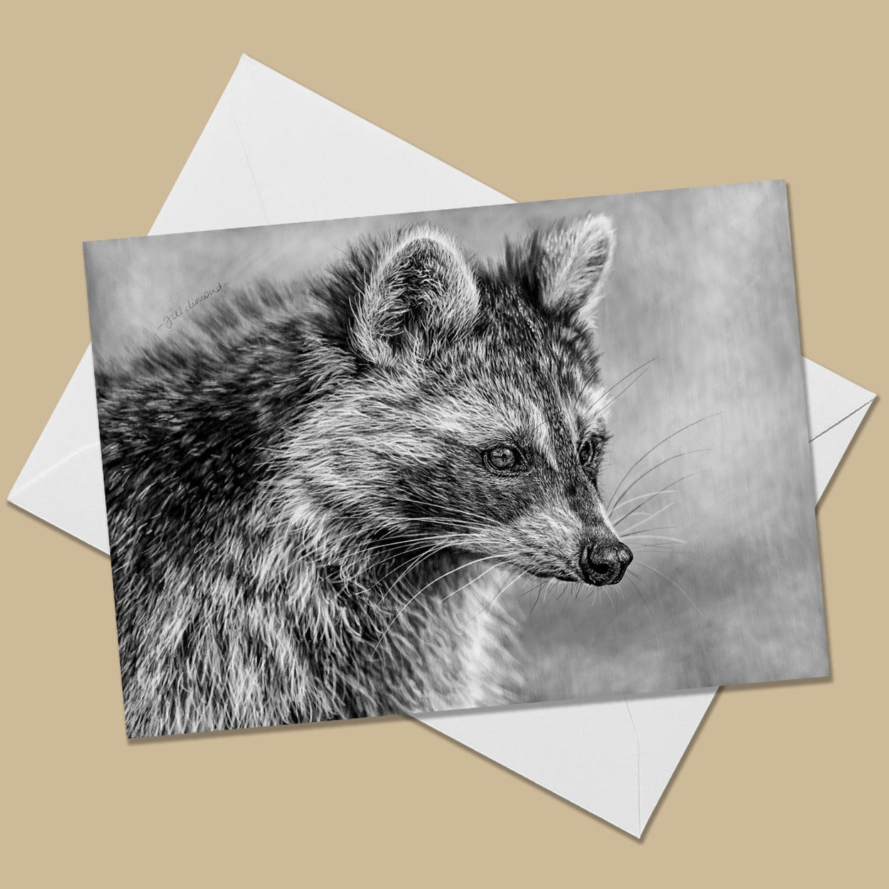 Raccoon Greeting Card - The Thriving Wild