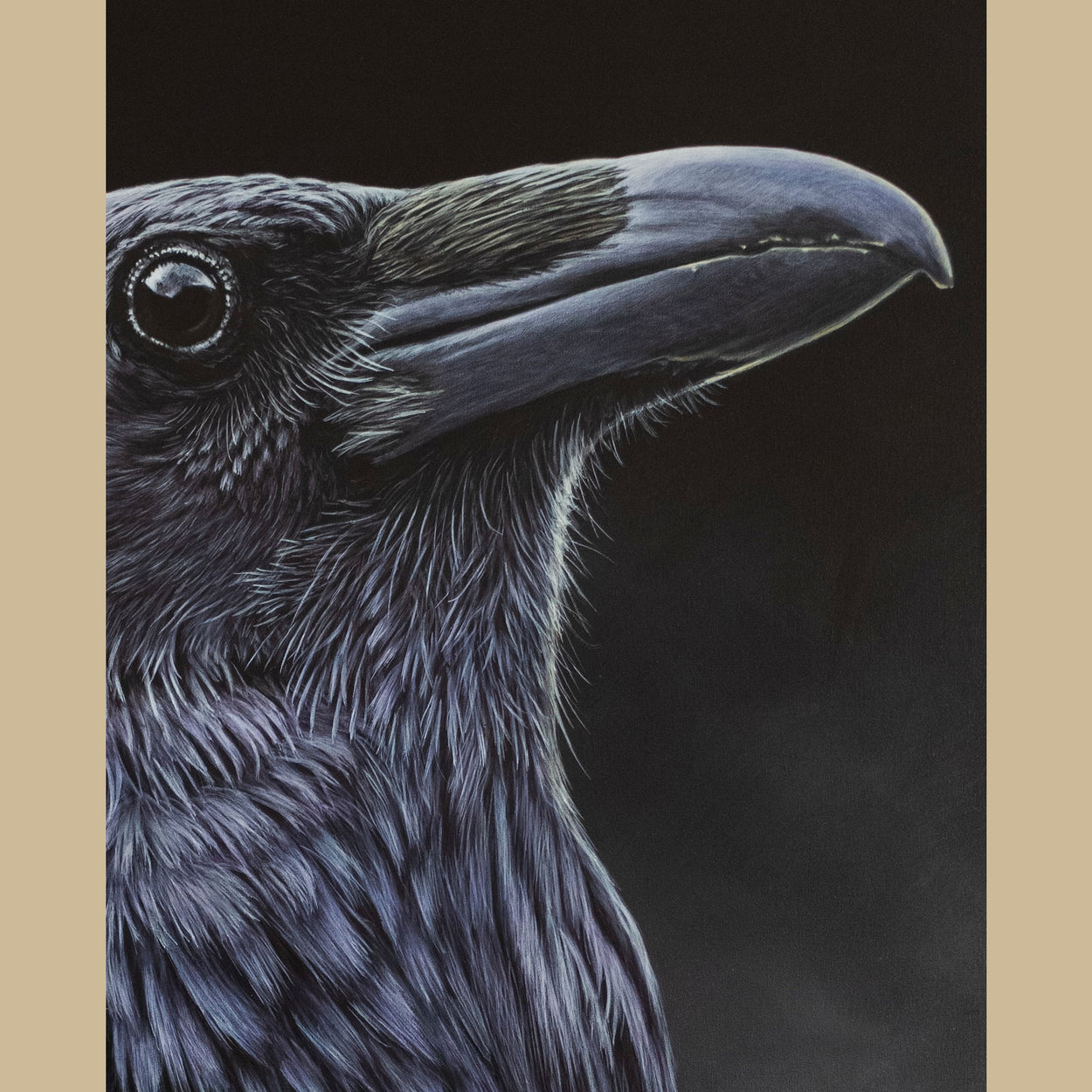 Raven Painting Close-up 3 - Jill Dimond