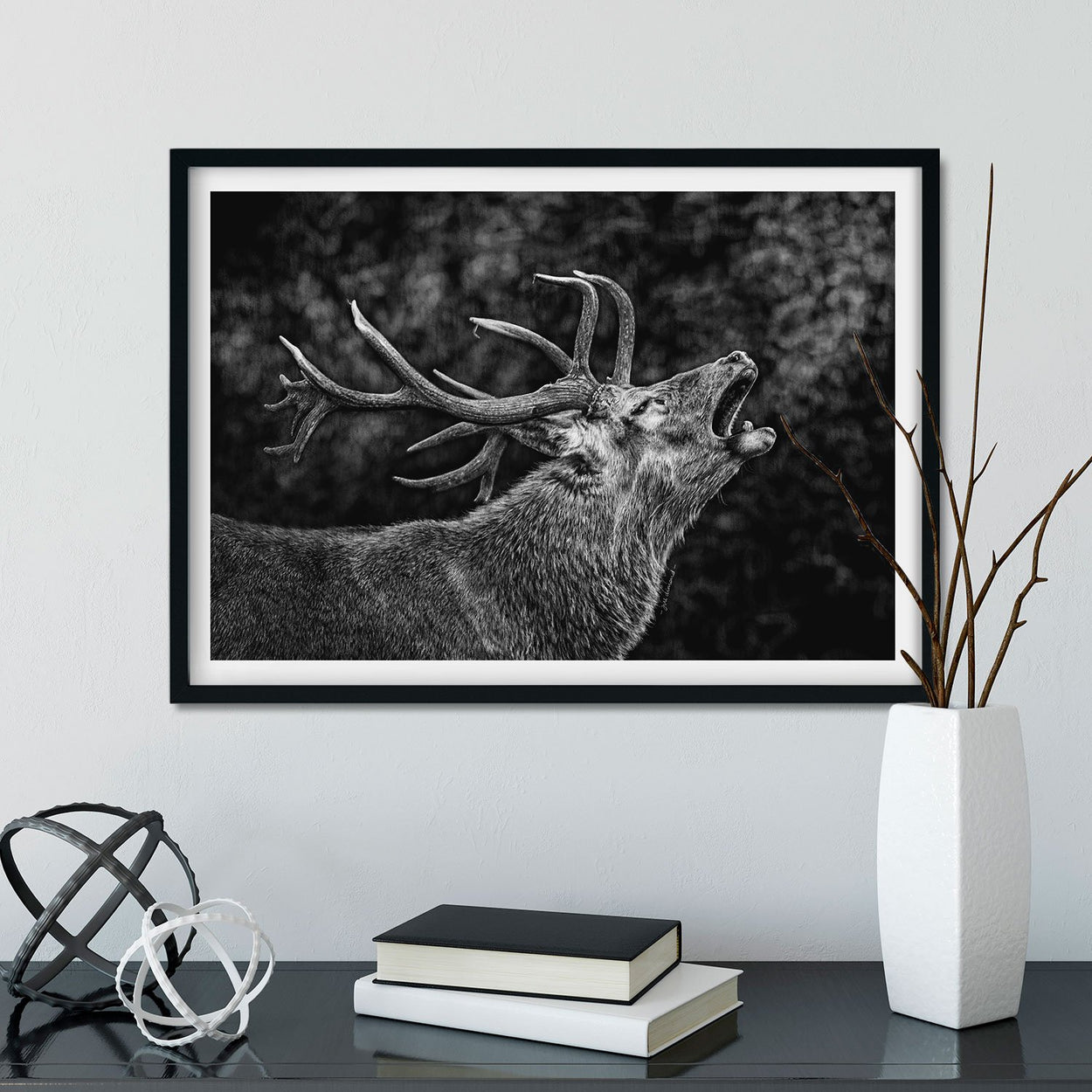 Red Deer Stag Wall Art - The Thriving Wild